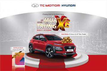 MUA XE CÓ CƠ HỘI TRÚNG XE MỚI TẠI HYUNDAI CÀ MAU