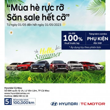 Chương trình: "MÙA HÈ RỰC RỠ - SĂN SALE HẾT CỠ"