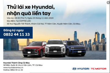 THƯ MỜI THAM DỰ CHƯƠNG TRÌNH LÁI THỬ XE