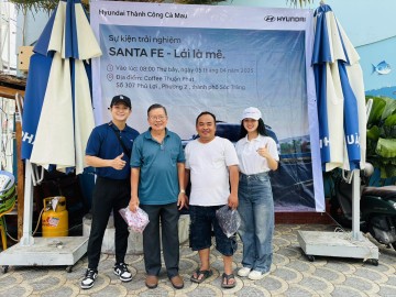 LỜI CẢM ƠN GỬI ĐẾN QUÝ KHÁCH HÀNG ĐÃ THAM GIA CHƯƠNG TRÌNH " TRẢI NGHIỆM SANTA FE - LÁI LÀ MÊ " TẠI THÀNH PHỐ SÓC TRĂNG