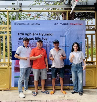 LỜI CẢM ƠN GỬI ĐẾN QUÝ KHÁCH HÀNG ĐÃ THAM GIA CHƯƠNG TRÌNH " THỬ LÁI HYUNDAI NHẬN NGAY QUÀ TẶNG " TẠI THỊ TRẤN SÔNG ĐỐC