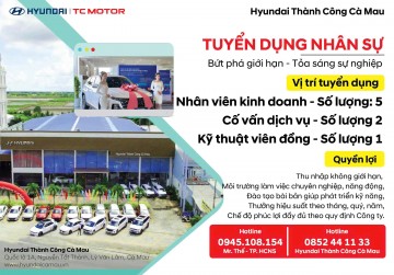 TUYỂN DỤNG NHÂN SỰ – LÀM VIỆC NGAY
