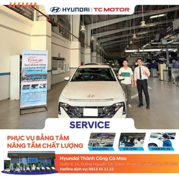 Hyundai Thành Công Cà Mau xin chân thành cảm ơn Quý Khách đã tin tưởng và sử dụng dịch vụ của chúng tôi.