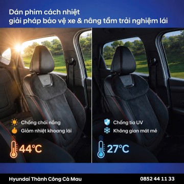 DÁN PHIM CÁCH NHIỆT – GIẢI PHÁP BẢO VỆ XE, NÂNG CAO TRẢI NGHIỆM LÁI