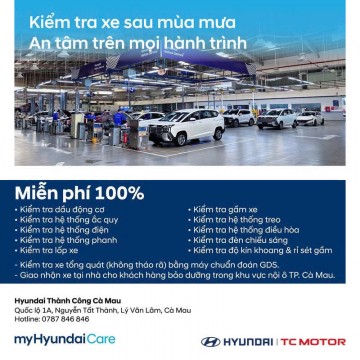 KIỂM TRA XE SAU MÙA MƯA – AN TÂM TRÊN MỌI HÀNH TRÌNH