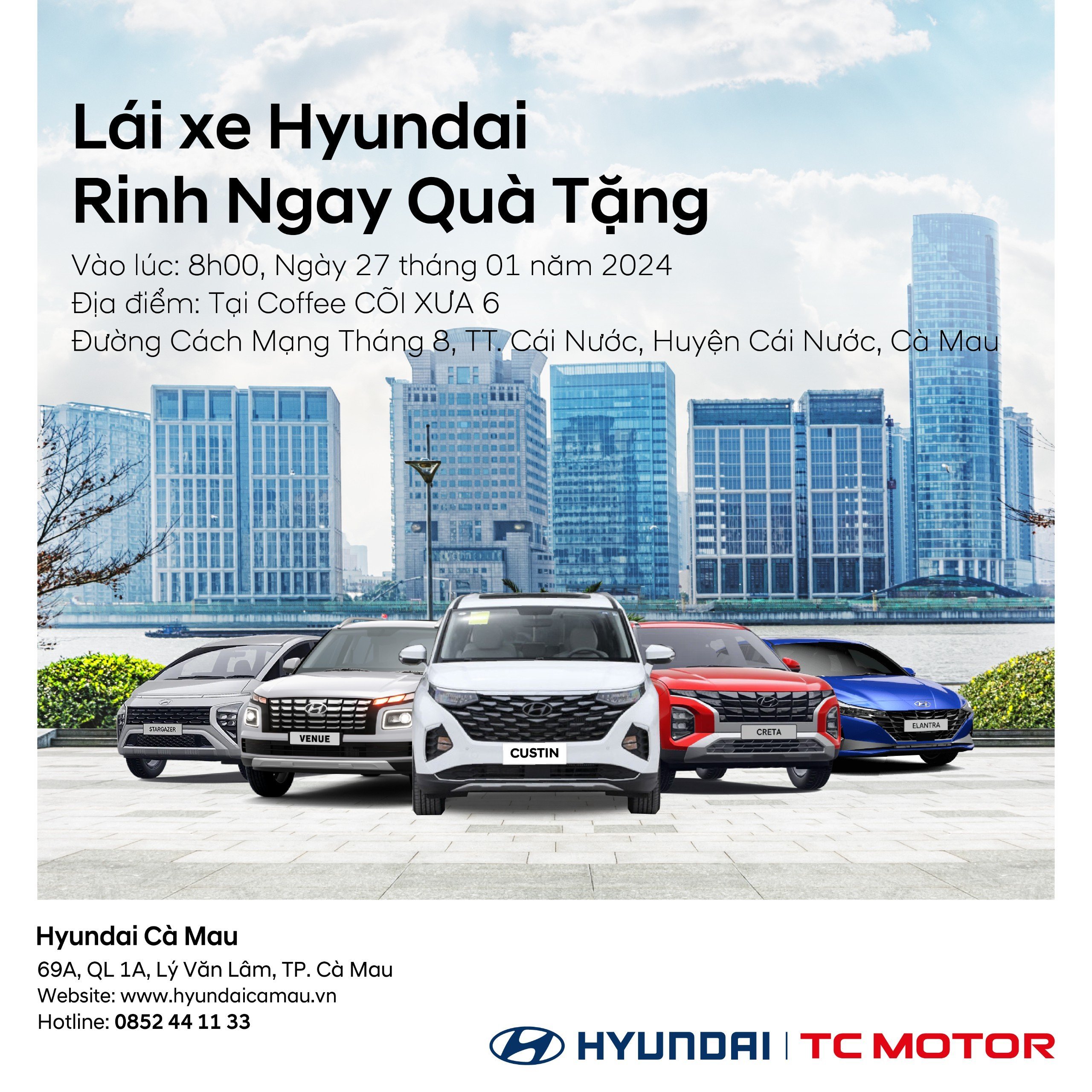 🔥LÁI XE HYUNDAI - RINH NGAY QUÀ TẶNG🔥