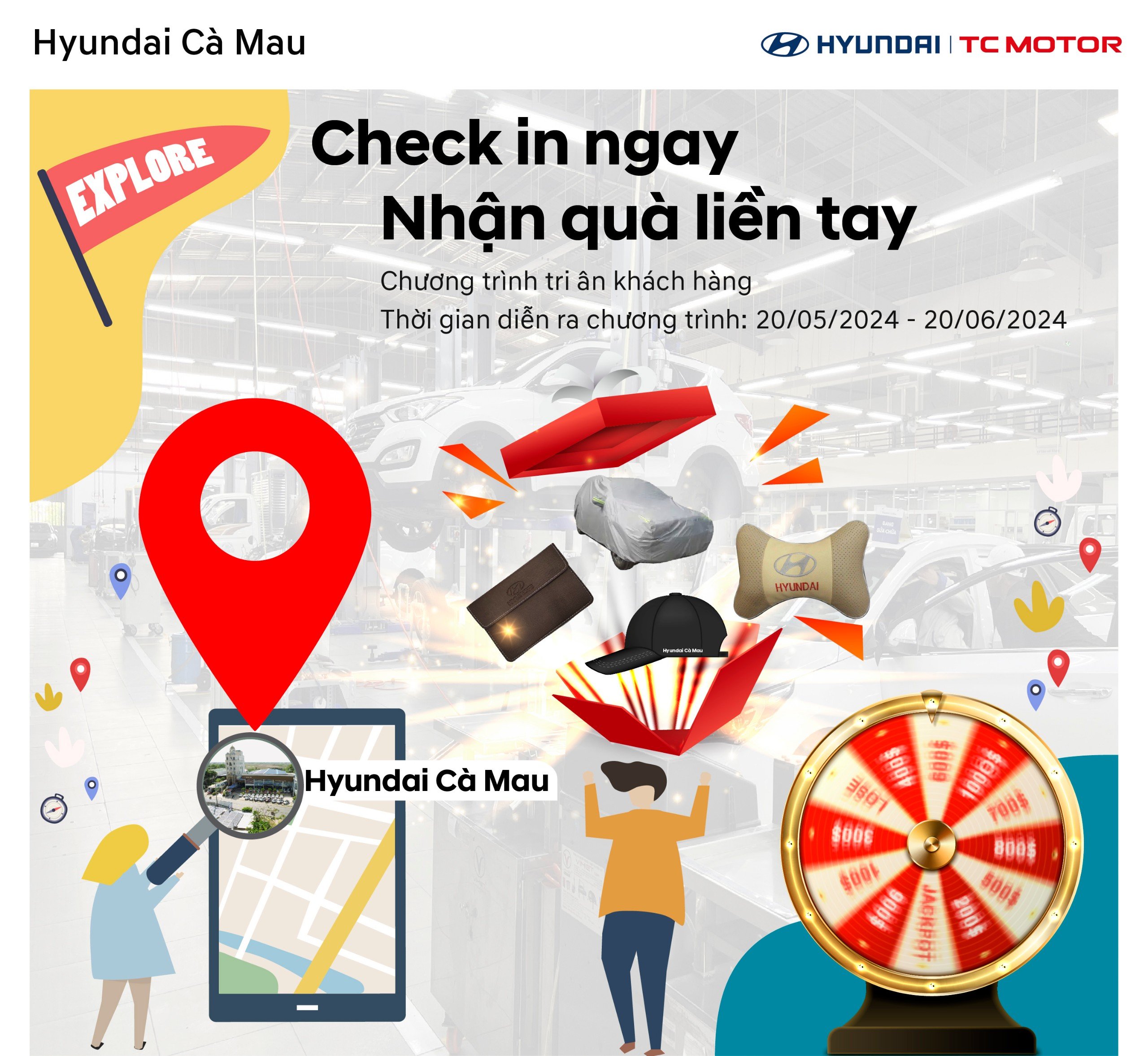 CHECK IN NGAY - NHẬN QUÀ LIỀN TAY