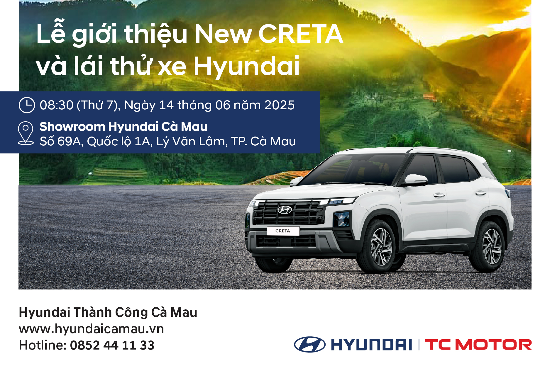 LỄ GIỚI THIỆU NEW HYUNDAI CRETA & LÁI THỬ XE HYUNDAI