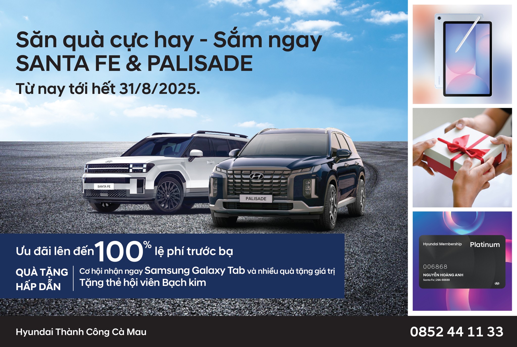 SĂN QUÀ CỰC HAY – SẮM NGAY SANTA FE & PALISADE