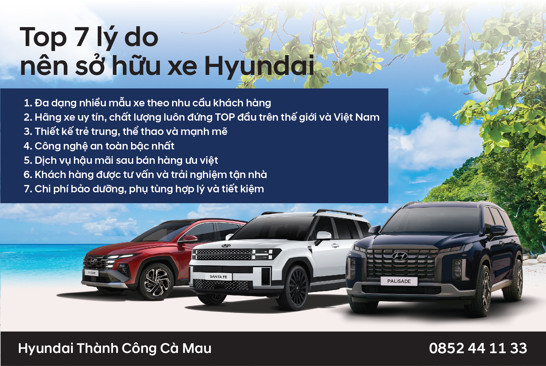 TOP 7 LÝ DO NÊN SỞ HỮU XE HYUNDAI