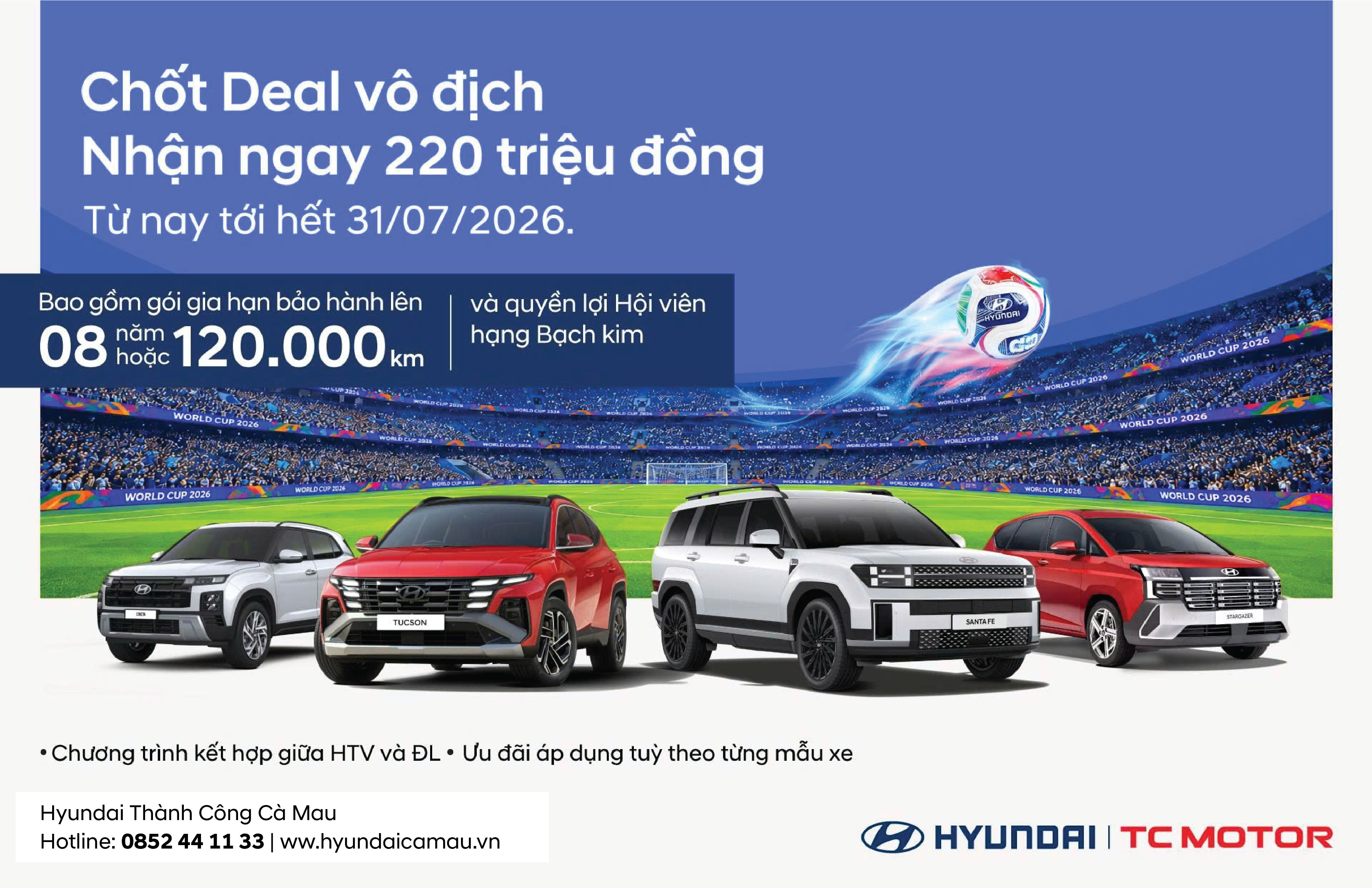 ĐÃI THÁNG 7 CHỐT DEAL VÔ ĐỊCH – NHẬN NGAY 220 TRIỆU ĐỒNG